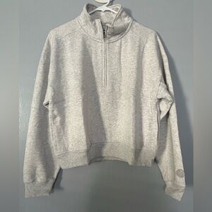 Half zip Collared Sweatshirt by PINK size S